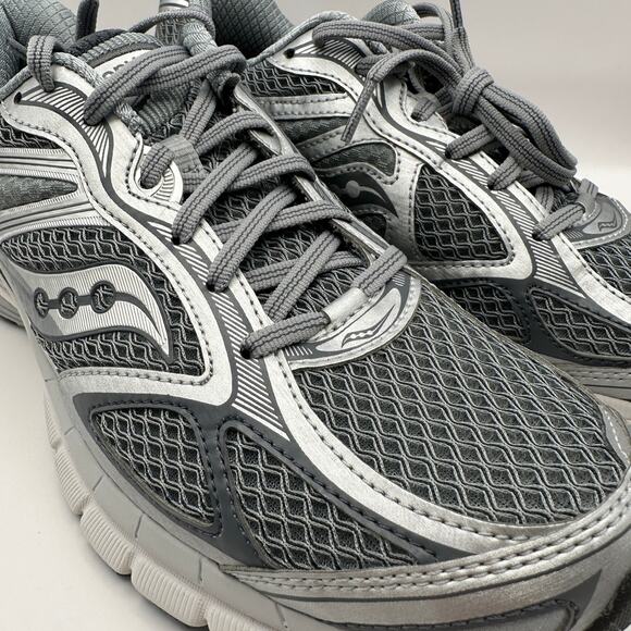 SAUCONY Men's 9 GUIDE 7 Progrid Running Shoes S70936-12 Silver/Gray - Picture 3 of 9